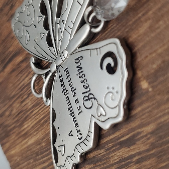 Pendant monarch butterfly a granddaughter is a special blessing prism crystal - Picture 2 of 4